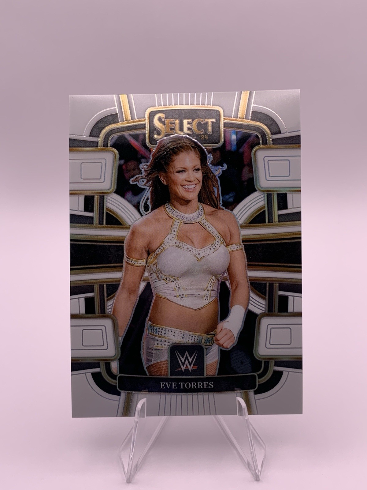 2024 Panini Select WWE Eve Torres Concourse White Prizm Parallel #’d/125