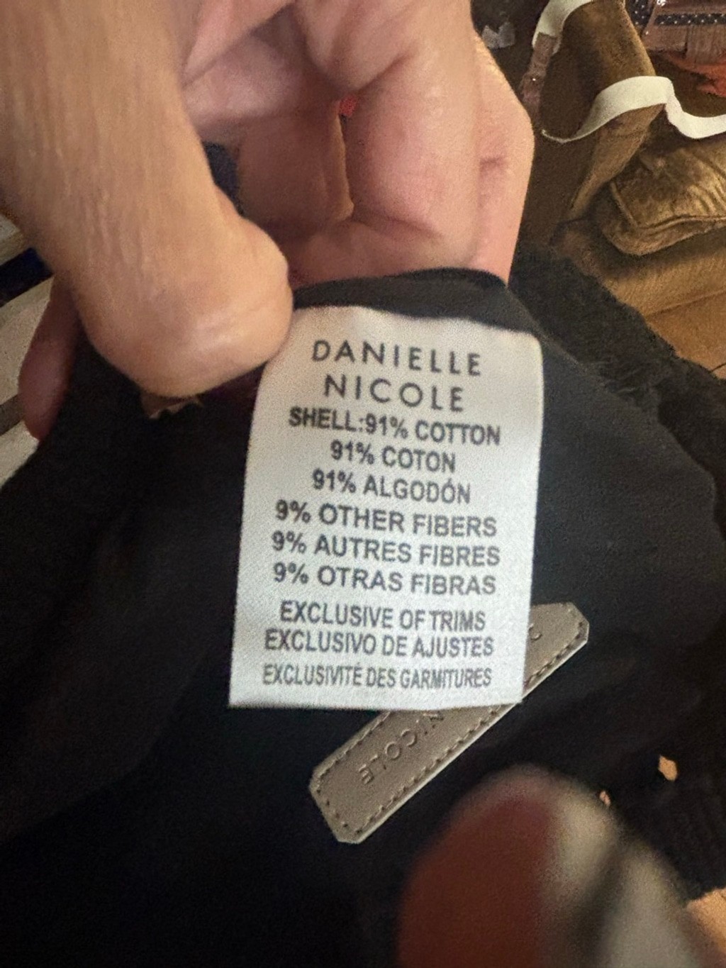 Danielle Nicole Black Macrame Crossbody Bag One S… - image 7