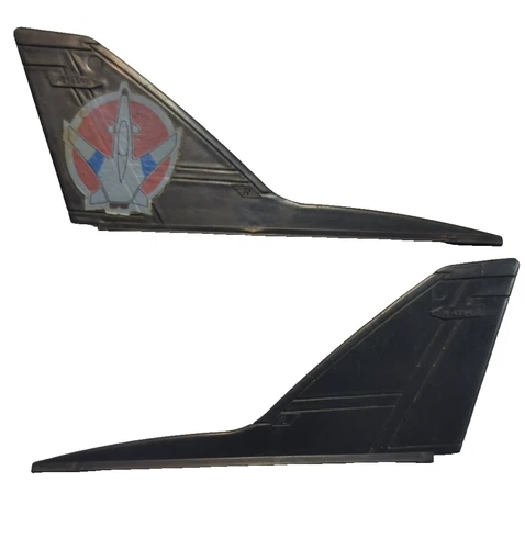 Vintage GI JOE CONQUEST X-30 R+L RIGHT + LEFT TAIL FIN WING Parts SET