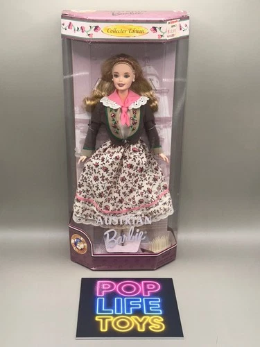 Vintage 1998 Mattel Dolls of the World “Austrian Barbie” #21553 *NRFB*