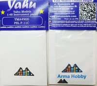 Yahu YMA4900 Pzl P.11C 1/48 Instrument Panel