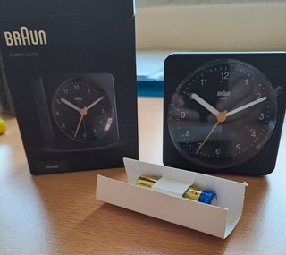 Braun BC03B Alarm Clock Analogwecker