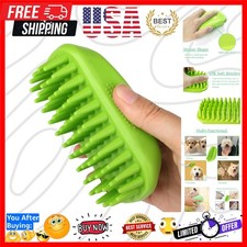 Ergonomic Dog Bath Brush: Silicone Shampoo Comb for Stress-Free Grooming
