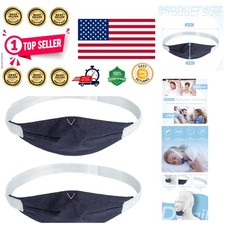 Lightweight Adjustable Snoring Chin Strap Set - 2 Packs for Ultimate Comfort