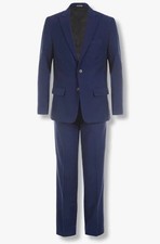 Calvin Klein 2-piece Formal Suit Set Boys 16 Regular Jacket and Dress Pants Blue