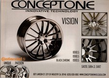 2007 Concept One Wheels Continental Print Ad 2000s Y2k Ads.103 2007 Concept One Wheels Continental Print Ad 2000s Y2k Ads.103