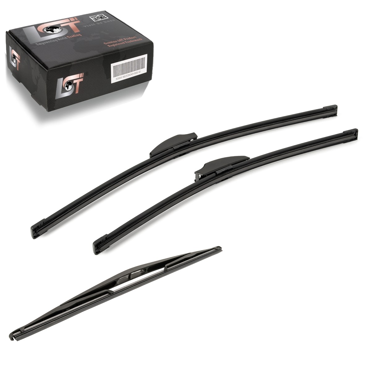 Wiper Blade Set Front + Rear For NISSAN MICRA III From 06/2005