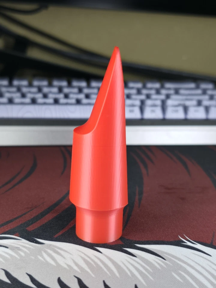 3D Printed Meyer 7M .081" Alto Saxophone Jazz Mouthpiece Red - Image 2 of 3
