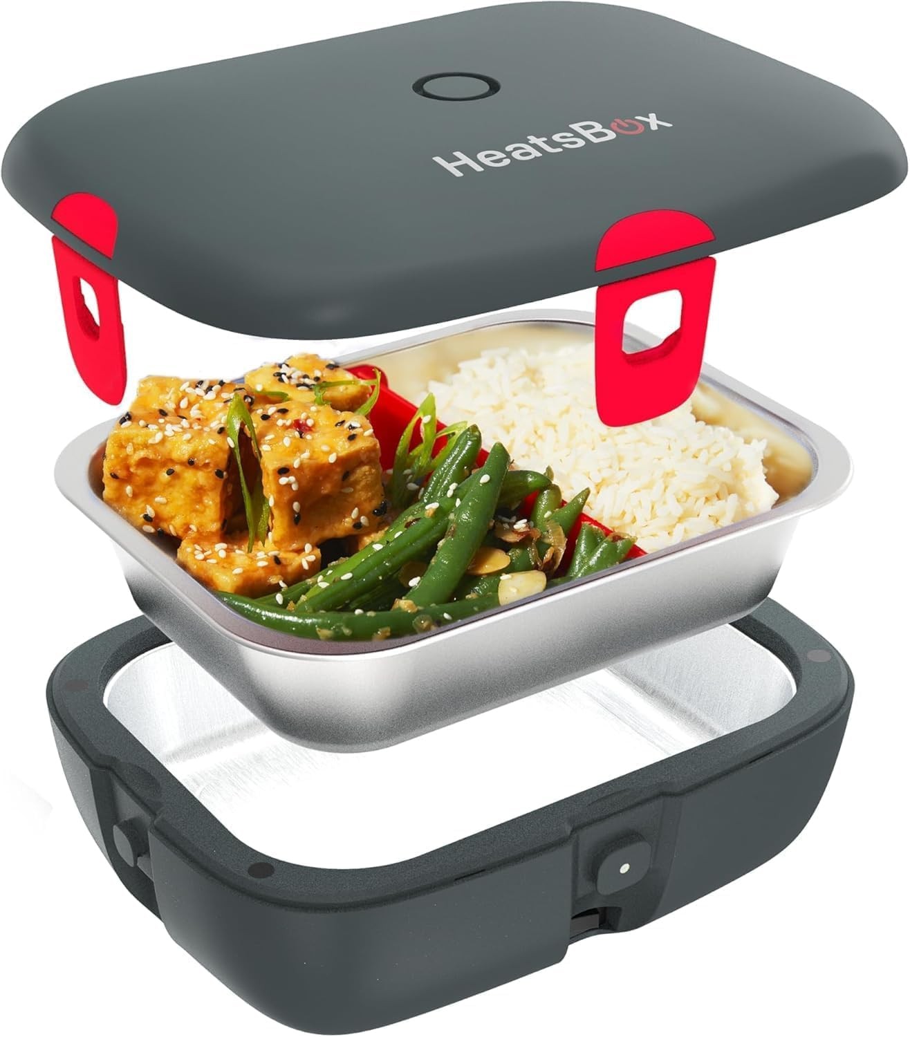 Lunch Box Elettrico Faitron HeatsBox Style 90W 220V Acciaio