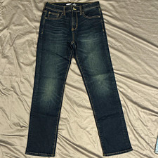 Old Navy Karate Boys Slim Jeans Size 14 Dark Wash Blue Denim Built-In Flex
