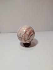 Red Vein Jasper Polished Stone Shere 2 Inch