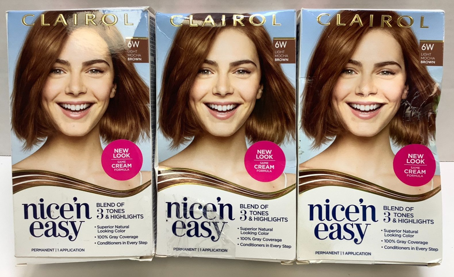 Clairol Nice 'N Easy Permanent Hair Color, 6W Light Mocha Br