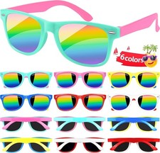 Kids Sunglasses Bulk, 12 Pack Neon Sunglasses for Kids Boys Girls Age 3-8, UV400