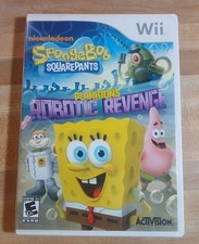 Sponge Bob Squarpants Wii Game Planktons Robotic Revenge
