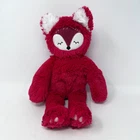 Slumberkins Fox Plush Stuffed Animal Red Magenta Cute Fluffy Cuddle Toy 14"
