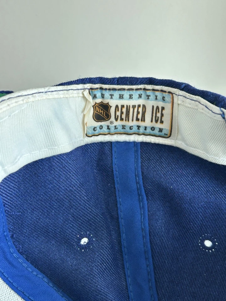 VINTAGE SPORTS SPECIALTIES ST. LOUIS BLUES WOOL SCRIPT NHL SNAPBACK HAT CAP - Image 4 of 4