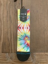 STANCE Youth Wade Collection TIE-DIE Crew Socks Size Large  3Y-5.5Y -NEW