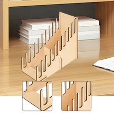 Greeting Card Display Stand Wooden Postcard Holder for Bookmark Sports Cards