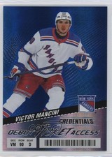 2024 Upper Deck Credentials Debut Ticket Access Blue 146/399 Victor Mancini e0y