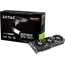 Top ZOTAC Nvidia GeForce GTX 980 Ti AMP 6GB GPU Grafikkarte OVP Topzustand 