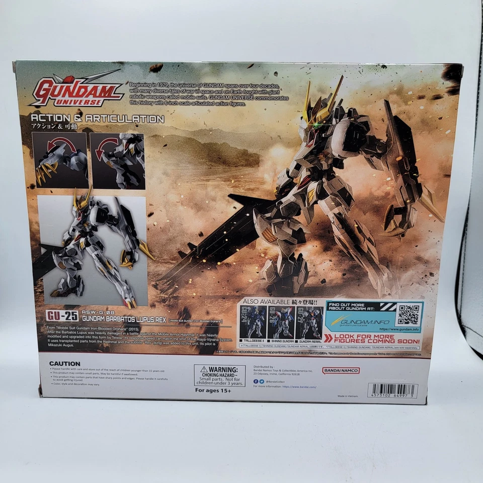 Bandai Gundam Universe ASW-G-08 Barbatos Lupus Rex Huérfano Sangre de Hierro Sellado Foto 2 de 4