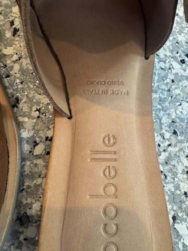 Cocobelle Brera Leather Slide Sandals Brown Size 37 BNWB - Picture 5 of 9