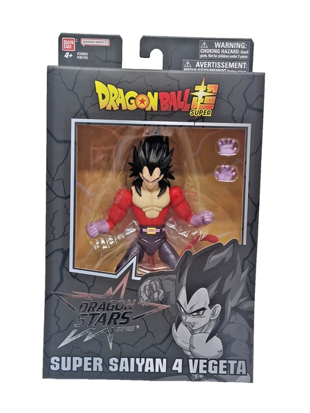 Dragon Ball Actionfigur Bandai Super Dragon Stars Super Saiyan 4 Vegeta Neu-image