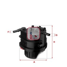 Kraftstofffilter für CITROEN C1, C2, C2 ENTERPRISE, C3 I, C3 II, C3 PLURIEL