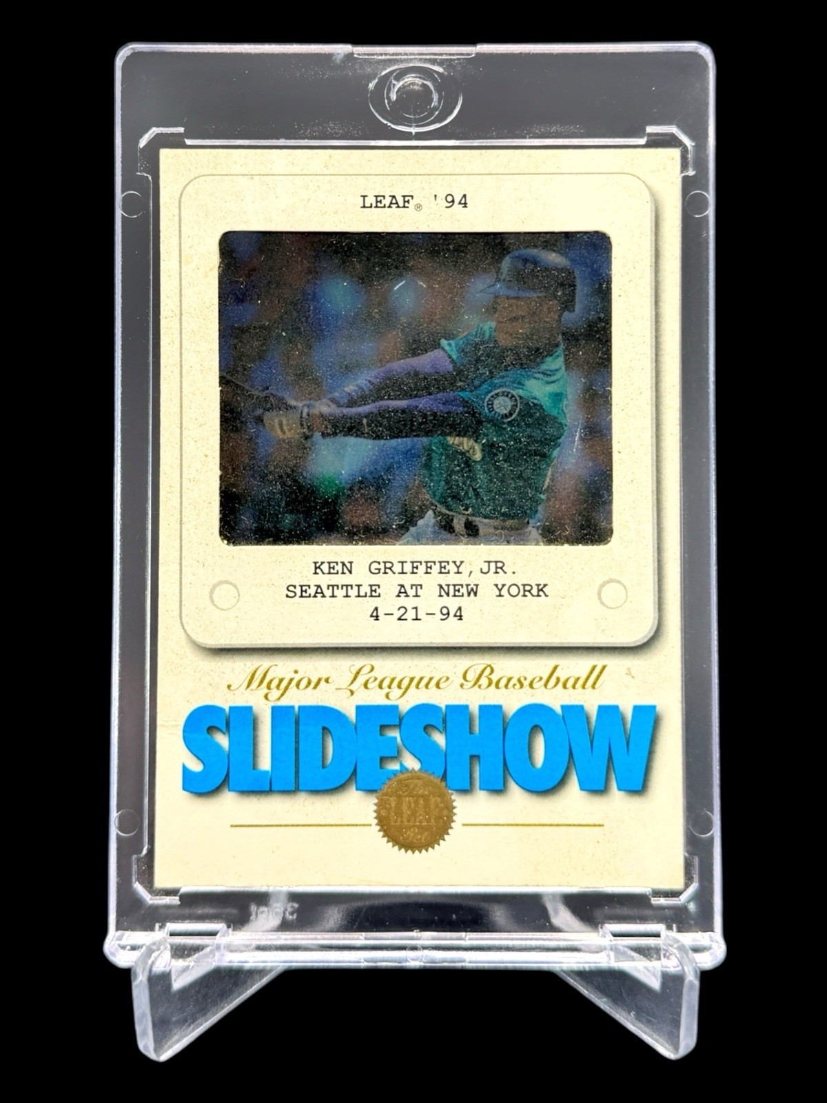1994 Leaf KEN GRIFFEY JR “SLIDESHOW” FILM ‘94 SSP INSERT 9 OF 10🔥ULTRA RARE🔥