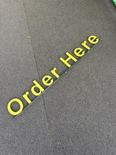 McDonald&rsquo;s Order HereDrive Thru Sign 56x8.x1 Inches 16 Lbs (cool for basement)