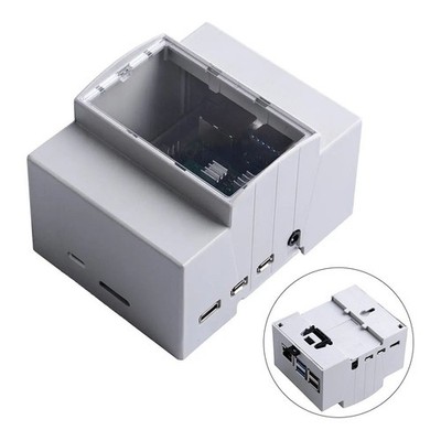 Elektrische Box Verteilerkasten Pi3b Pi4or Schutzschutz 4b DIN Schiene