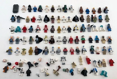 LEGO Star Wars Minifigure Lot - 78 Figures and Extra Parts