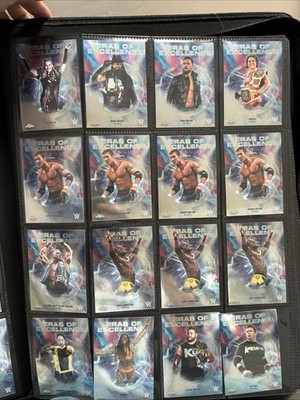 2025-26 Topps WWE Chrome & Universe Insert Lot 43 Cards Total