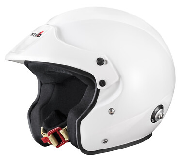 VERKAUF! FIA STILO Sport Jet Helm Rennen HANS Weiß FIA 8859-2015/Snell SA2020