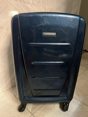 Samsonite Winfield 21  TSA-friendly Hardside 4-wheel Spinner suitcase Astral Blu