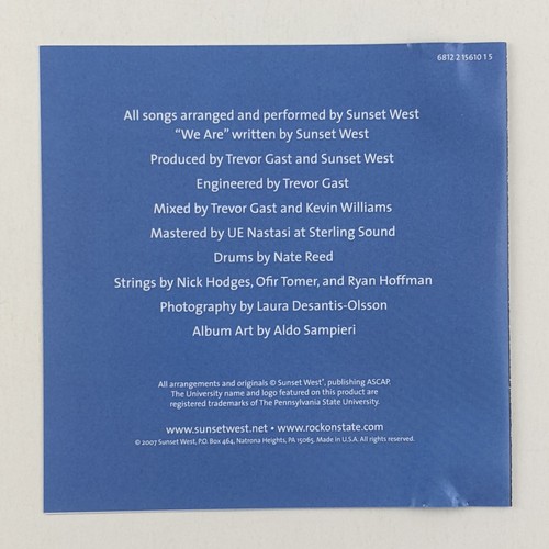 Rock On State (2007) CD, Penn State Fight Songs, Sunset West - Rockversionen - Bild 6 von 9