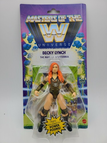 WWE Masters Of The Universe BECKY LYNCH Wave 5 Action Figure (Free Shipping) - Afbeelding 1 van 4