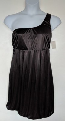 Ruby One Shoulder NEW Women's RUBY ROX Little Black One Shoulder Dress 1X Plus Clubbing ...