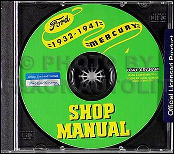 1932-1941 Werkstatthandbuch Cd Ford Mercury Lincoln Zephyr Reparaturservice-image