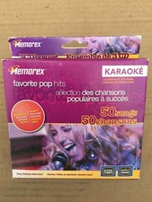 Memorex Karaoke, Favorite Pop Hits 50 Songs 50 Chansons MKSPH1 New Sealed.