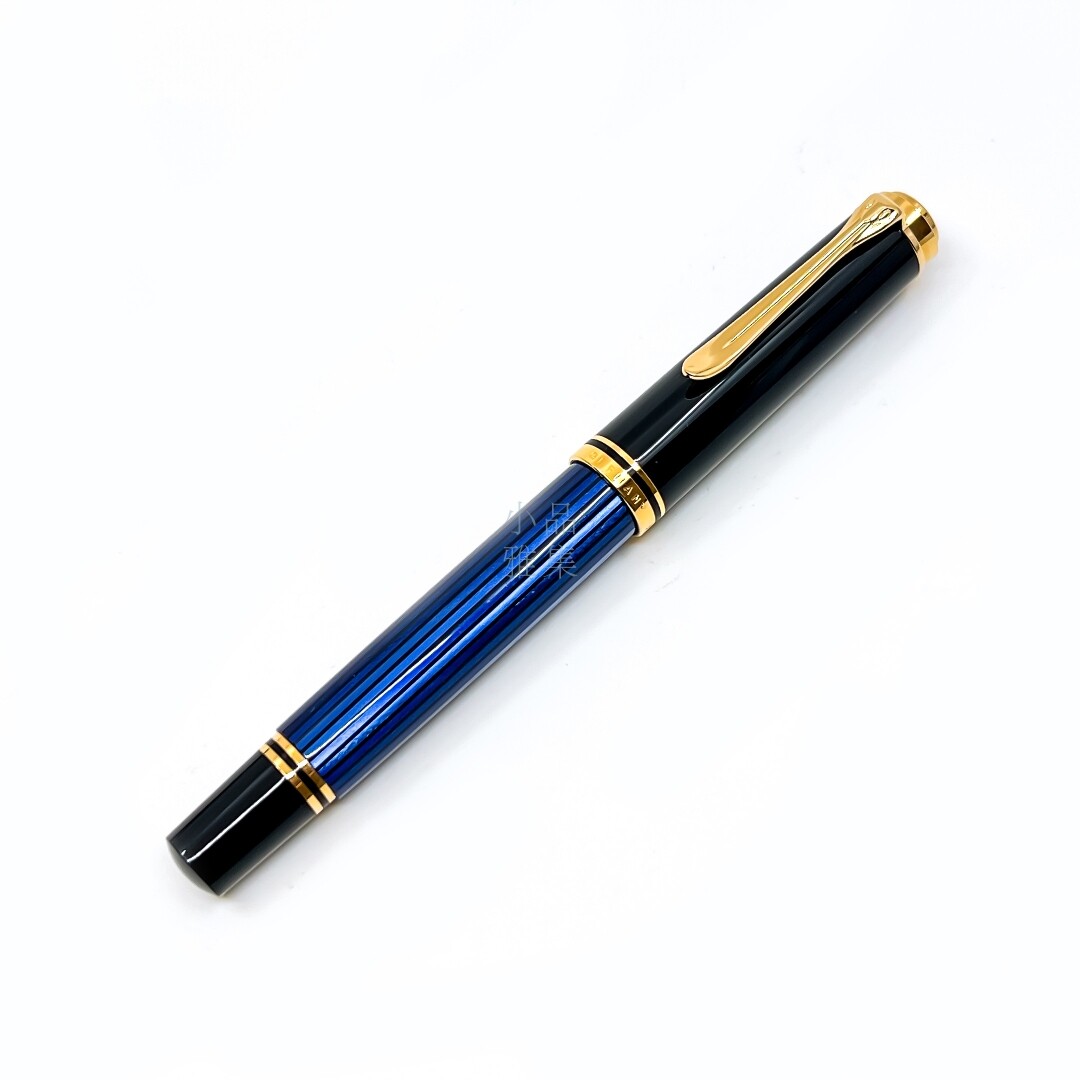 Pelikan 　ペリカン　万年筆 M400 14金 585F Pelikan M400 Special Edition Souverän Blue 14K Fountain Pen
