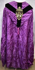 Older Purple Cope by Delarue Co in Lyon, France. (CU1091) Vestment Co