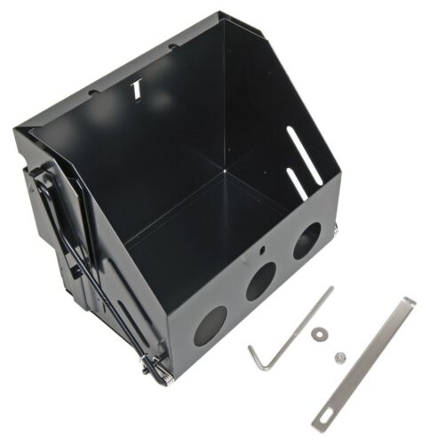 Black Steel Drop-Down Battery Box - 第 1/1 張圖片