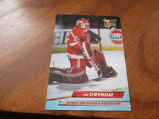 tim cheveldae (detroit red wings -goalie) 1992/93 fleer ultra card #46 nr/mint