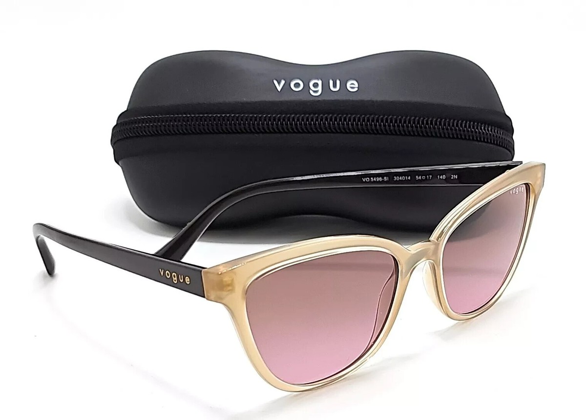 Vogue VO5496SI 304041 Opal/Pink Gradient Brown Cat-Eye Women