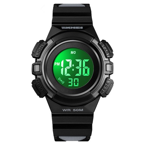 SKMEI Outdoor Sports Digital Water Resistant Backlight Date Alarm Wristwatch - Picture 4 of 6