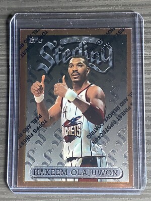 ** 1996-97 Finest B #63 HAKEEM OLAJUWON **