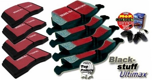 EBC BremsbeläGe Blackstuff Vorne+Hinten FüR Ford Escort 5 (Gal) 6 7 Orion-image