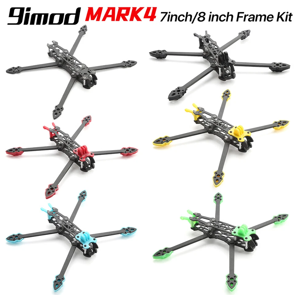 9IMOD Mark4 7" FPV Racing Drone 295mm Carbon Fiber Frame RC Quadcopter Parts - Image 3 of 4