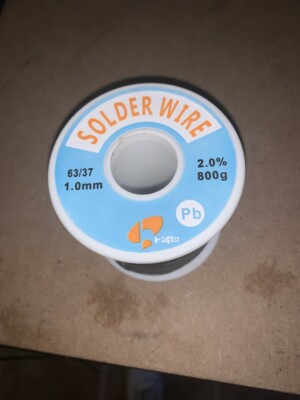 Tin Solder Wire Rosin Core - 60/40 - Solder Flux 1.5-2.0%- 1.0mm - 800 Gramm